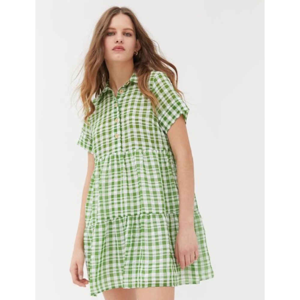 Urban Outfitters Chapin Mini Shirt Dress Size S-P